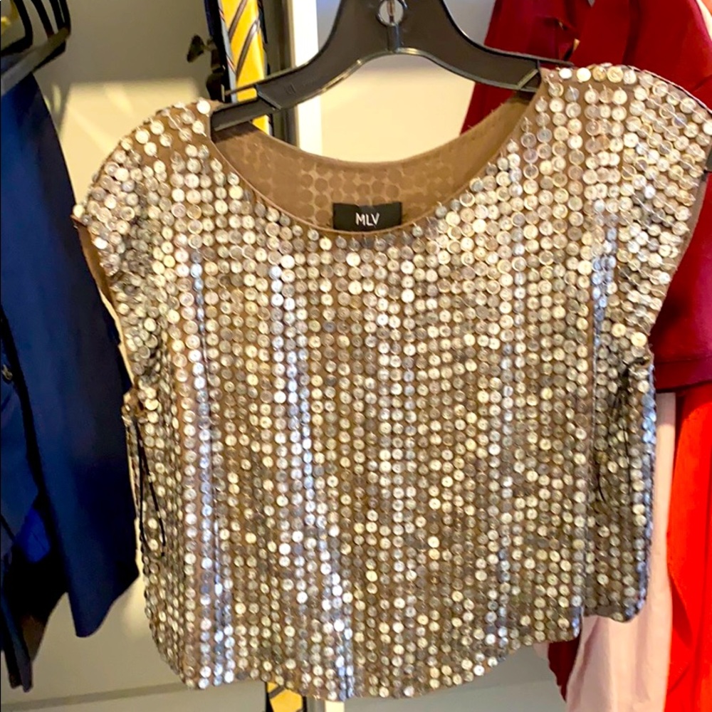 MLV embellished crop top